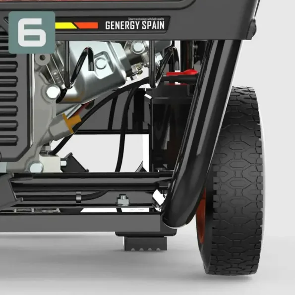 6 RUEDAS Y MANCERAS INTEGRADAS EN EL BASTIDOR