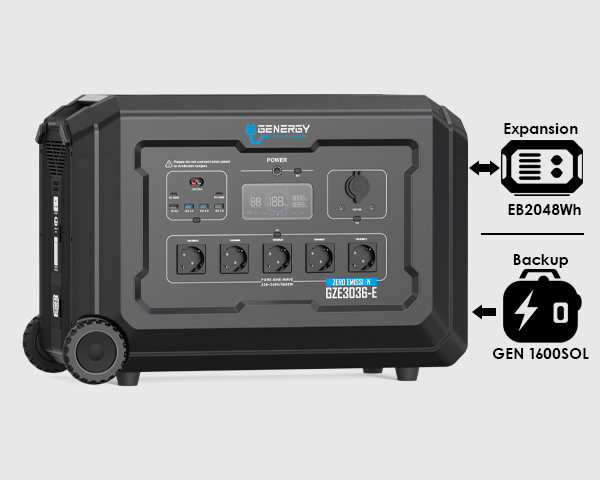 GENERADOR SOLAR PORTÁTIL GZE-3036 [E]