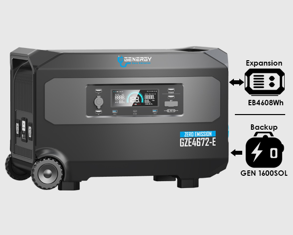 GENERADOR SOLAR PORTÁTIL GZE-4672 [E]