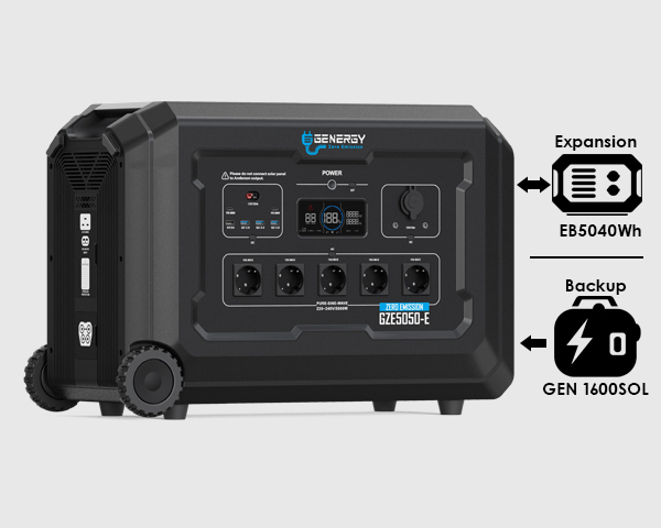 GENERADOR SOLAR PORTÁTIL GZE-5050 [E]