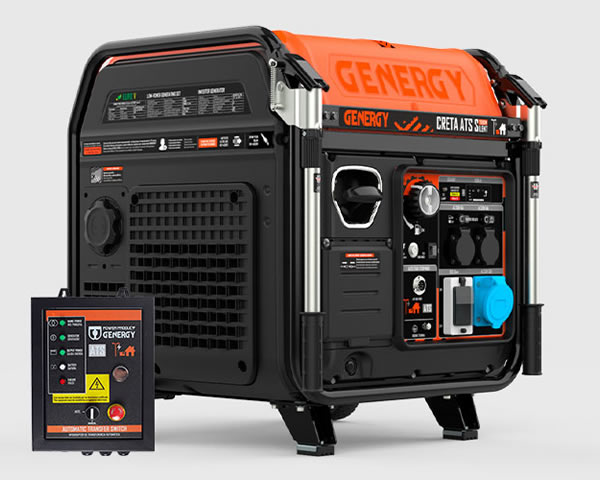 GENERADOR CRETA ATS SILENT 7500W