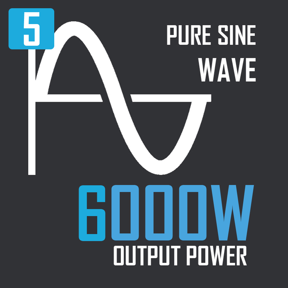 5 SALIDA AC230V DE ONDA SINUSOIDAL PURA