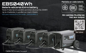 bateria para placas solares