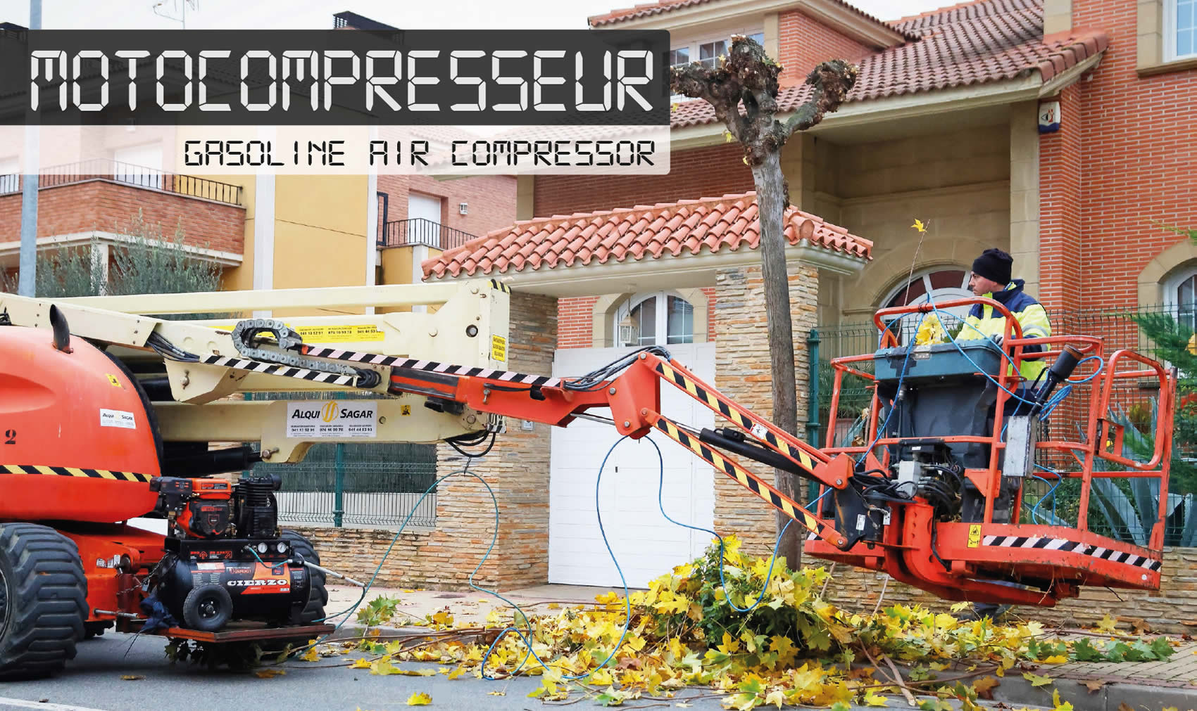 Bannière du compresseur de moteur