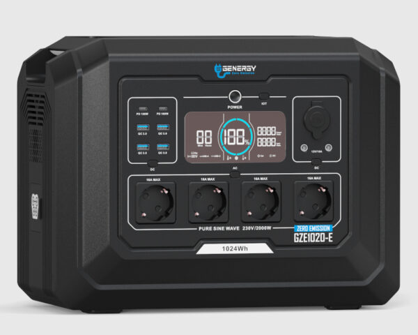 GENERADOR SOLAR PORTÁTIL GZE-1020-E