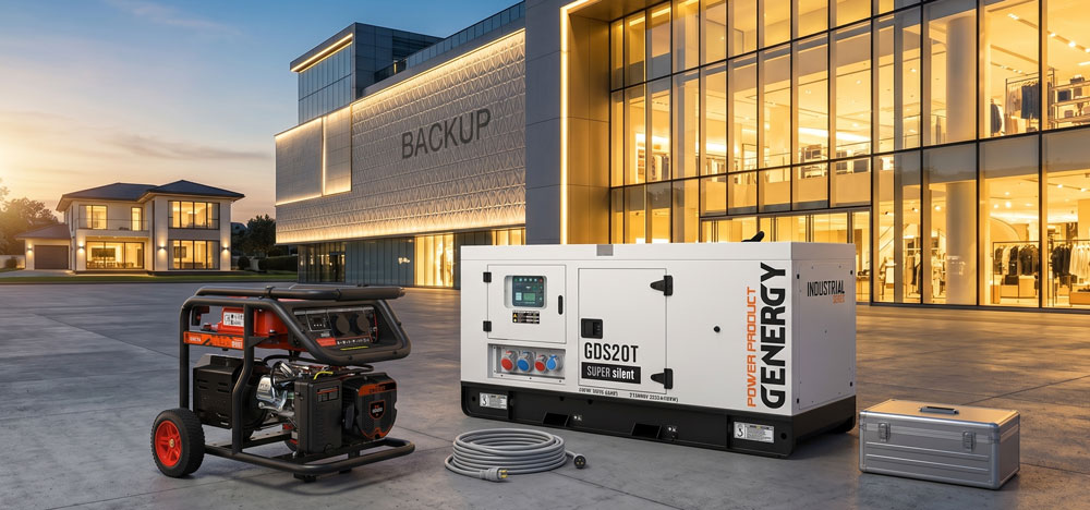 Diesel or Gasoline Generator for Home, Business, or Backup Power