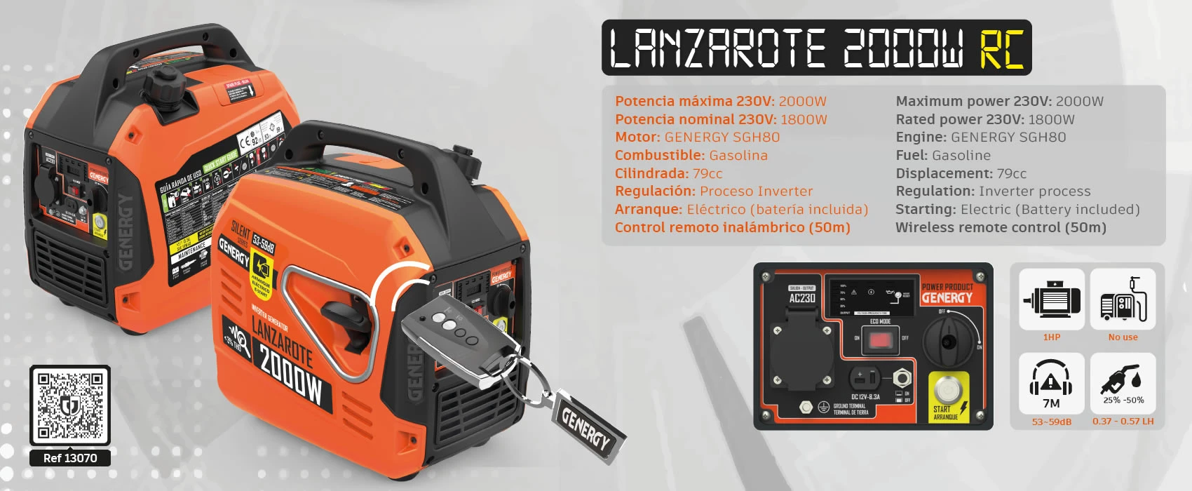 GENERADOR INVERTER 2000W