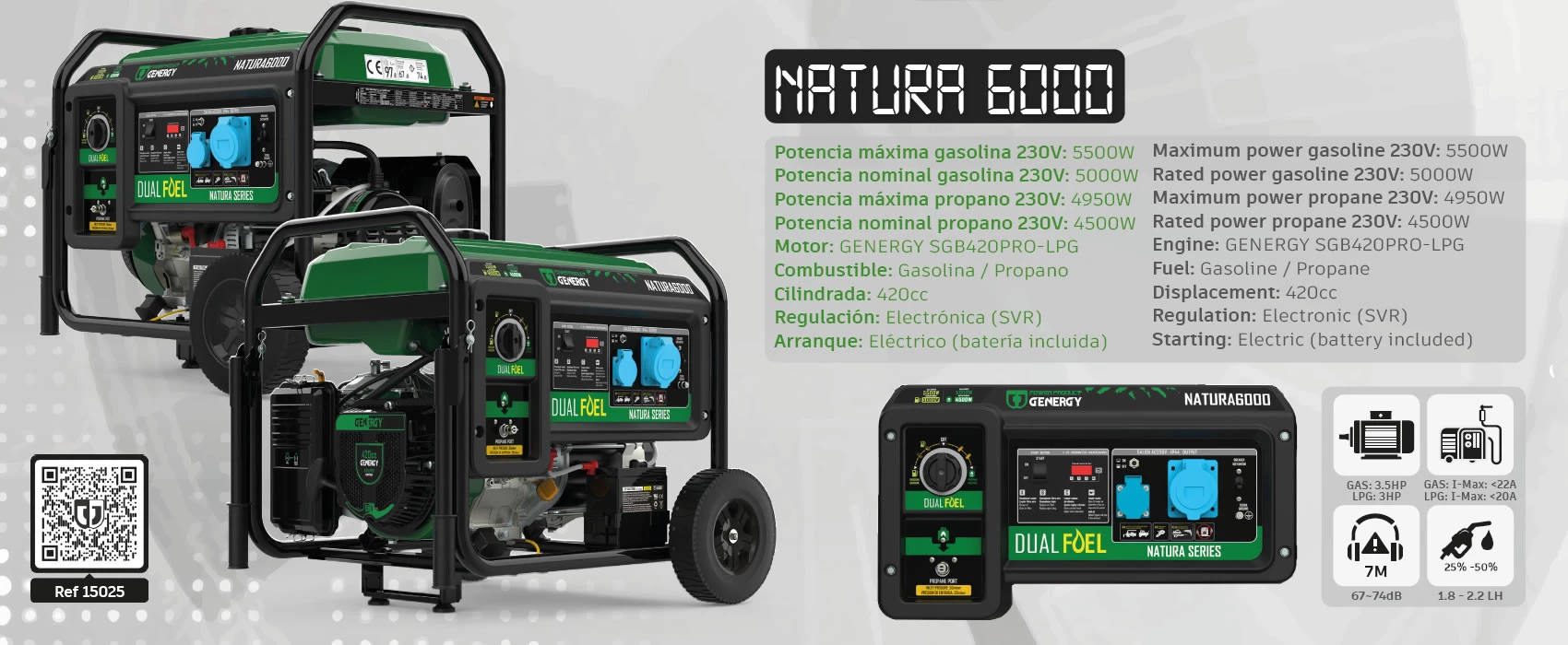 Generador a gas natura