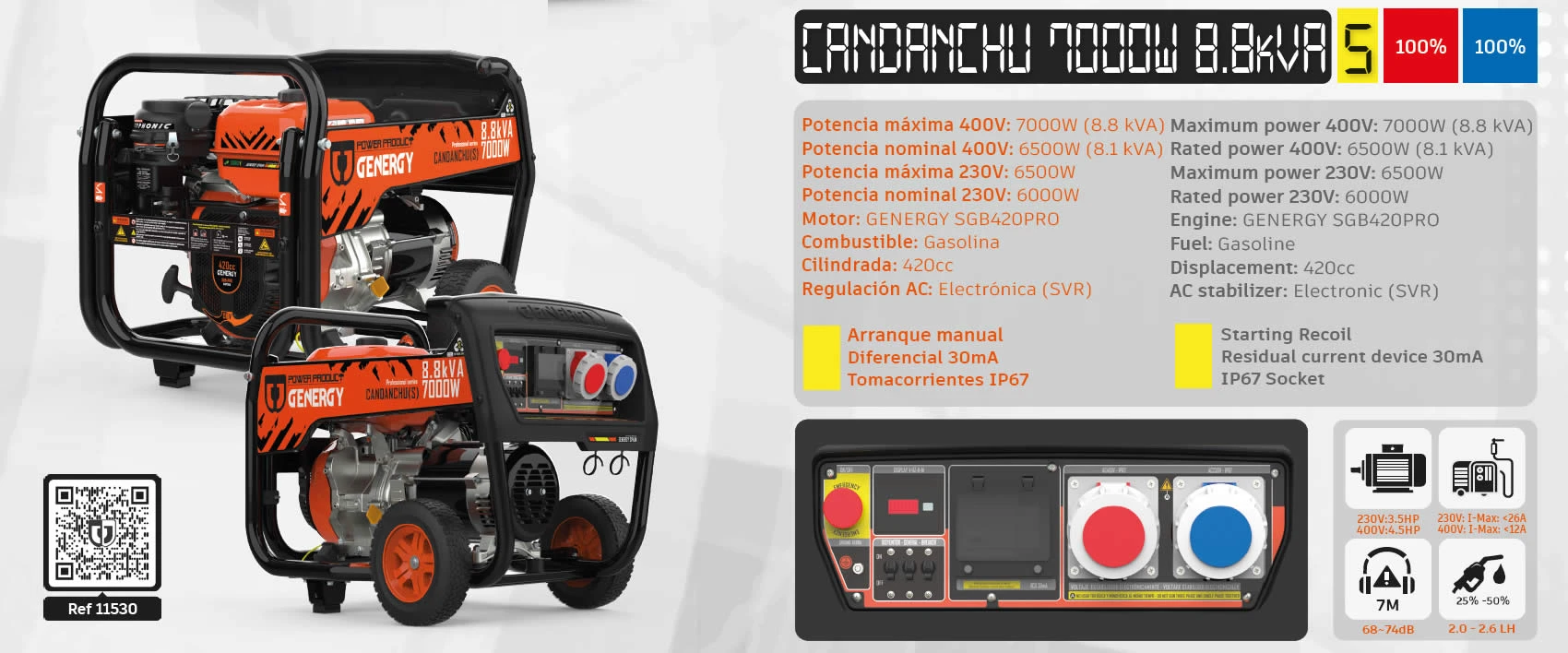 Generador 7000w