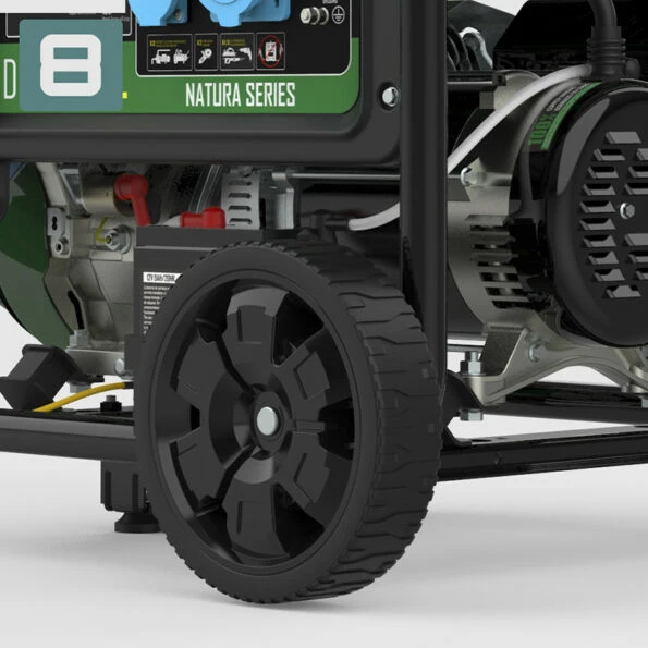 8 KIT DE RUEDAS Y MANCERAS INTEGRADAS EN EL BASTIDOR