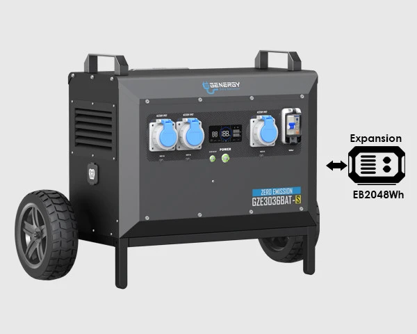 STATION D'ÉNERGIE PORTABLE GZE3036BAT-S