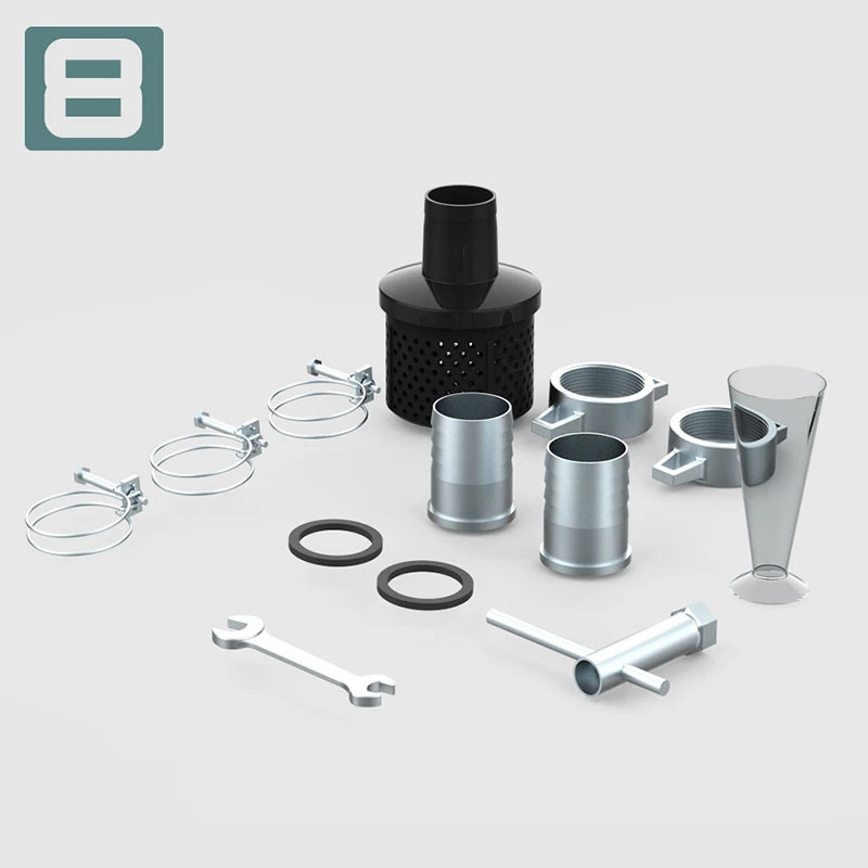 8 ACCESORIOS INCLUIDOS