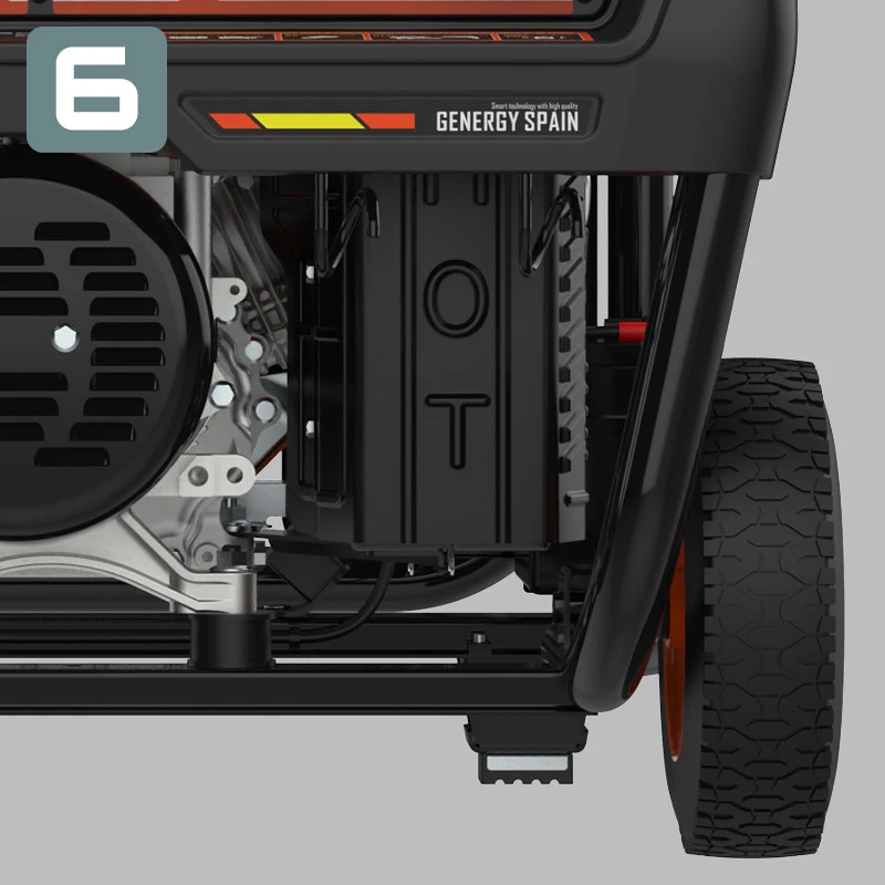 6 RUEDAS Y MANCERAS INTEGRADAS EN EL BASTIDOR