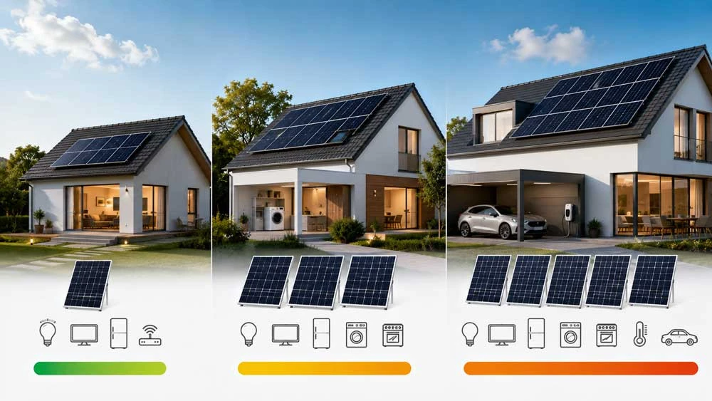 Cuántas placas solares necesitas según el consumo