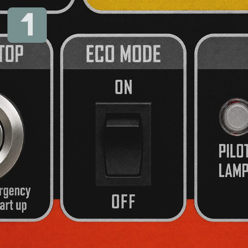 1 INTERRUPTOR DO MODO ECO