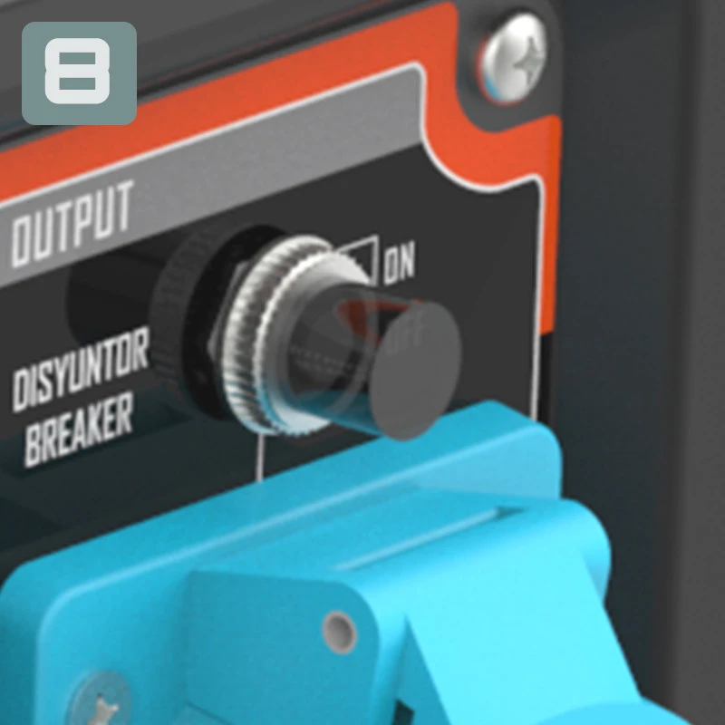 8 DISJONCTEUR THERMIQUE POUR PRISE ÉLECTRIQUE « 32A »