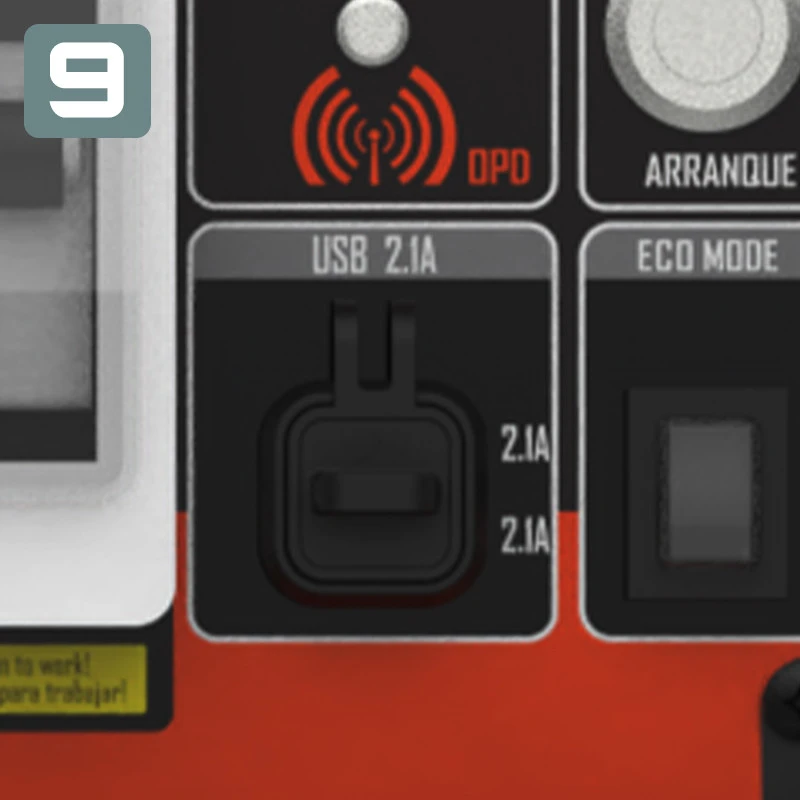9 PRISES USB