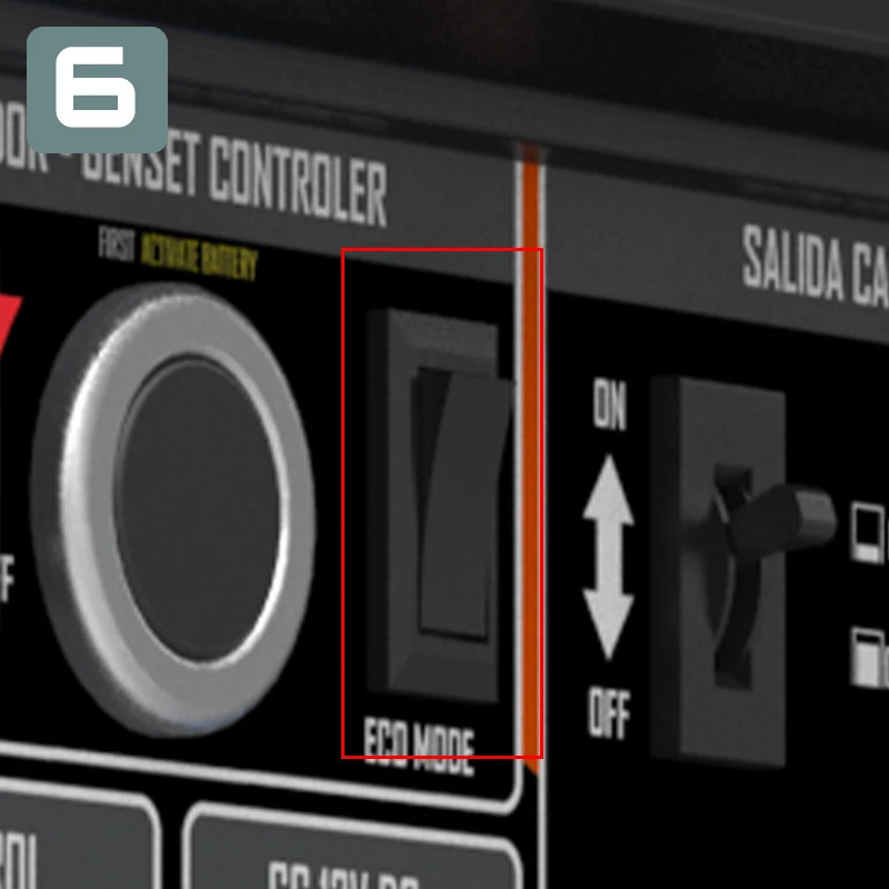 6 INTERRUPTOR DE MODO ECO